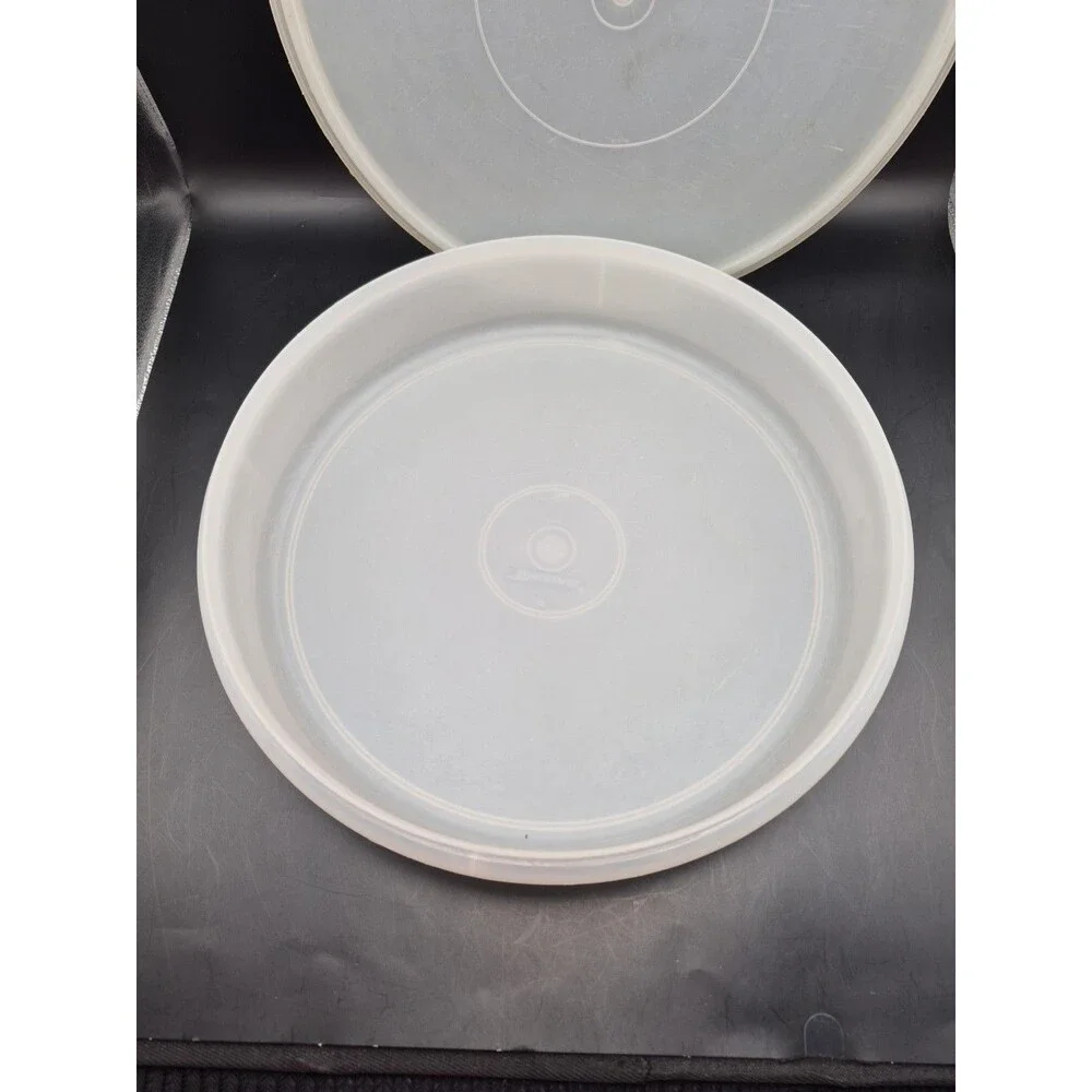 VTG Clear White Tupperware 12
